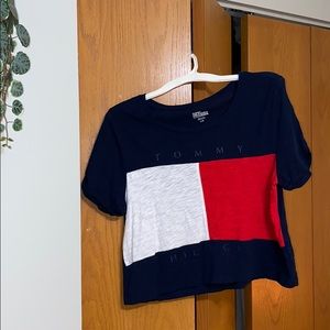 Tommy Hilfiger crop shirt, size L